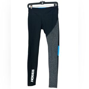 HOKA ONE ONE Women's Black and Gray Leggings